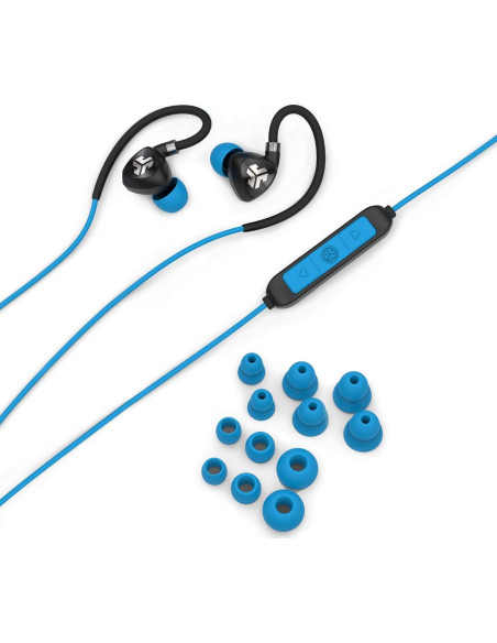 Auriculares Inalámbricos JLab Fit 2.0 Bluetooth 6h Azul Auriculares Inalámbricos JLab Fit 2.0 Bluetooth 6h Azul