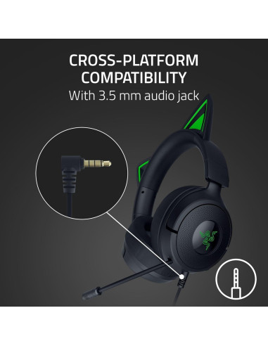 Auriculares Razer Kraken Kitty V3 X con Cable - Sonido 7.1