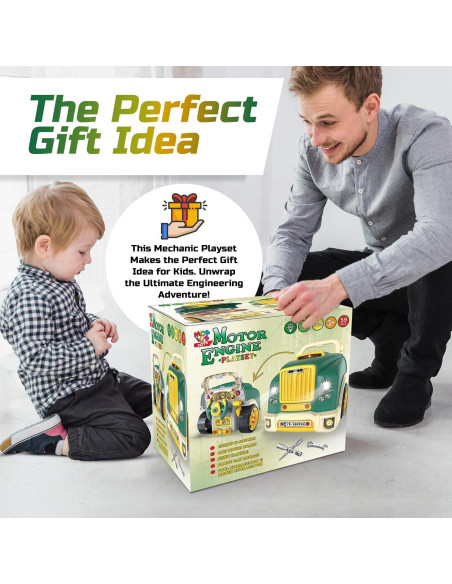 Juego de Motor Desmontable Mobius Toys para Niños 3-5 Años Juego de Motor Desmontable Mobius Toys para Niños 3-5 Años