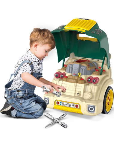 Juego de Motor Desmontable Mobius Toys para Niños 3-5 Años