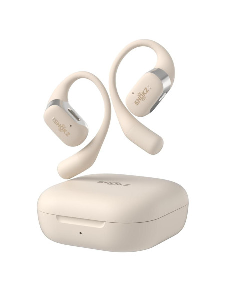 Auriculares Inalámbricos Shokz OpenFit Bluetooth 5.0 Beige Auriculares Inalámbricos Shokz OpenFit Bluetooth 5.0 Beige