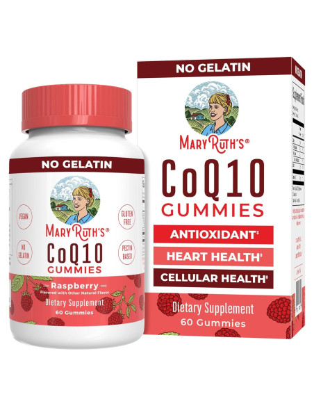 Gomas de CoQ10 MaryRuth | 120 mg | Veganas | 60 Unidades Gomas de CoQ10 MaryRuth | 120 mg | Veganas | 60 Unidades
