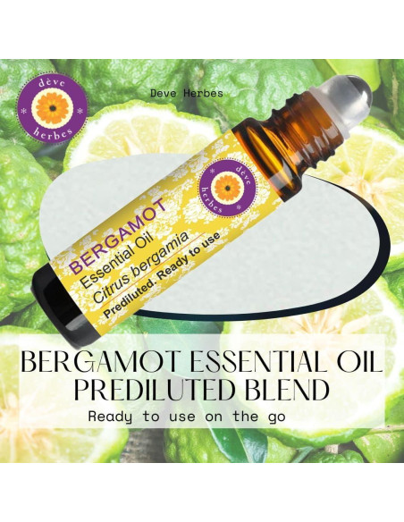 Aceite Esencial de Bergamota Deve Herbes 10ml Roll-on Aromaterapia Aceite Esencial de Bergamota Deve Herbes 10ml Roll-on Aromaterapia