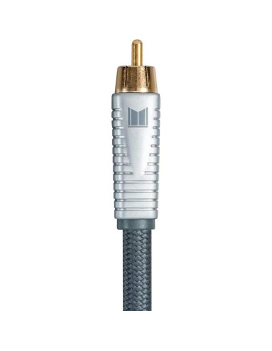 Cable RCA Monoprice 0.91m - Conectores Oro 24K, Doble Apantallado