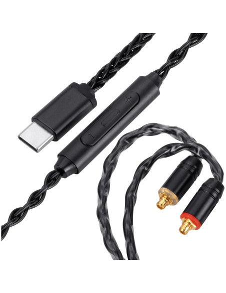 Cable USB-C a Dual MMCX Uncle Light 1.3m Hi-Fi Audio Cable USB-C a Dual MMCX Uncle Light 1.3m Hi-Fi Audio