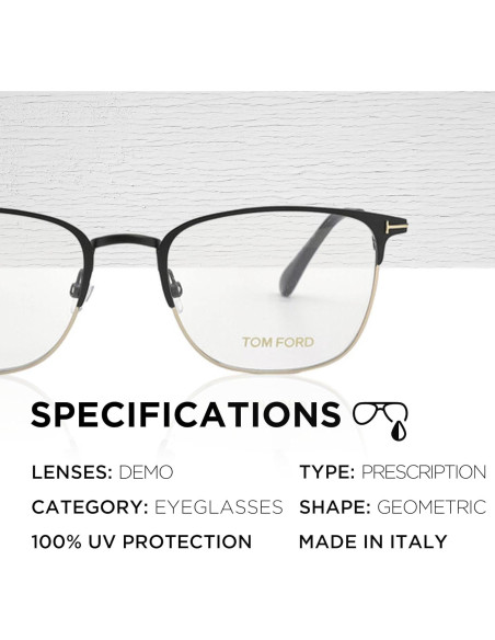 Gafas de Sol Tom Ford FT5453 Cuadradas con Kit de Limpieza Gafas de Sol Tom Ford FT5453 Cuadradas con Kit de Limpieza