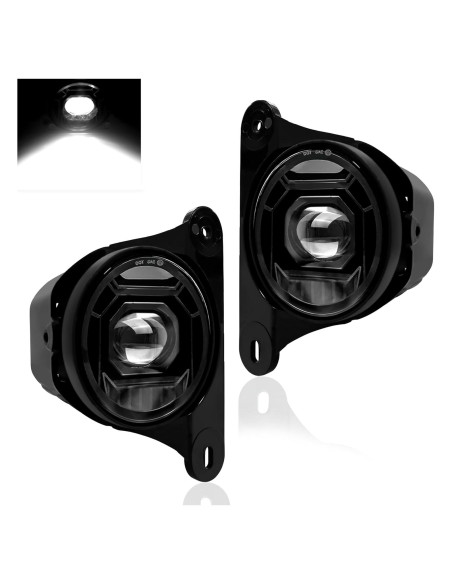Luces Antiniebla LED YUDE para Jeep Wrangler JK JL 2013-2024 Luces Antiniebla LED YUDE para Jeep Wrangler JK JL 2013-2024