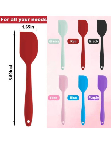 Juego de Espátulas de Silicona Kitchen GIMS 6 Piezas 21.6 cm