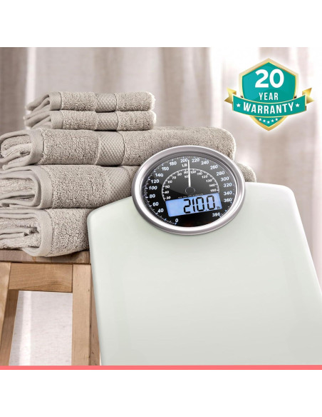 Báscula Híbrida Adamson Digital y Analógica 180 kg Vidrio Templado Báscula Híbrida Adamson Digital y Analógica 180 kg Vidrio Templado