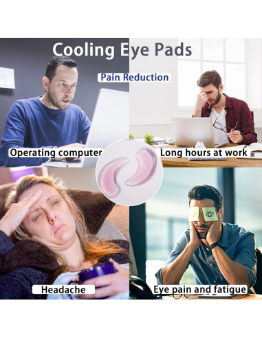 Compresa para Ojos Soulagers - Gel Frío y Calor, 6 Piezas