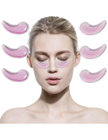 Compresa para Ojos Soulagers - Gel Frío y Calor, 6 Piezas