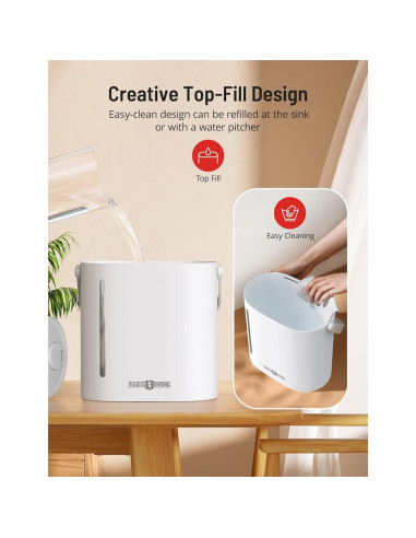 Humidificador Ultrasónico PARIS RHNE 6L con Control Remoto