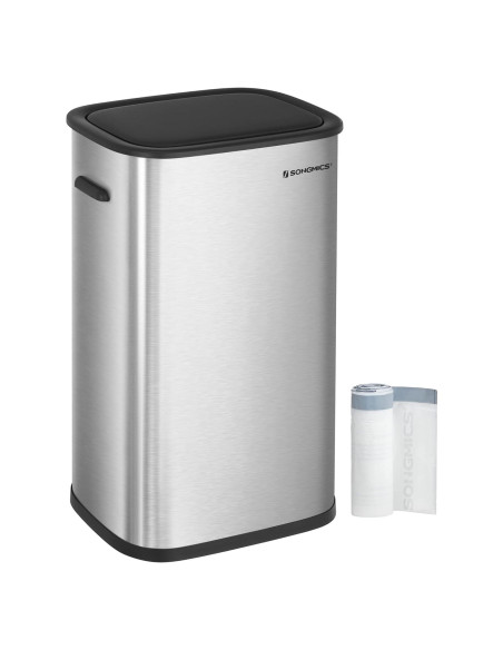Bote de Basura Automático SONGMICS 50L con Sensor y Tapa Suave Bote de Basura Automático SONGMICS 50L con Sensor y Tapa Suave