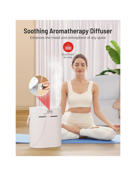 Humidificador Ultrasónico PARIS RHNE 6L con Control Remoto Humidificador Ultrasónico PARIS RHNE 6L con Control Remoto
