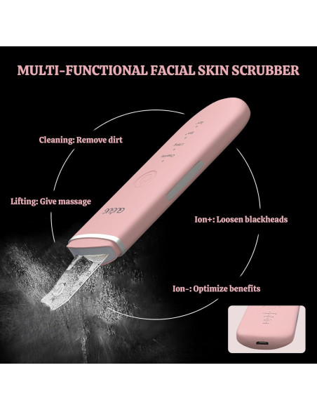 Espátula Facial GUGUG 2-Pack Limpiador de Poros 4 Modos Espátula Facial GUGUG 2-Pack Limpiador de Poros 4 Modos
