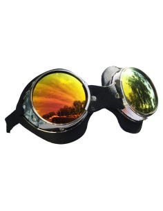 Gafas de Moto Clásicas Headchange con Lentes Intercambiables