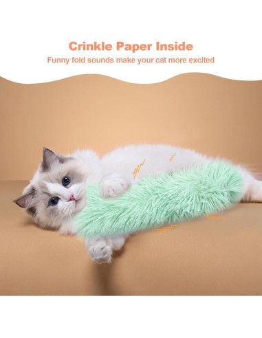 Juguetes Interactivos para Gatos Shudyear - 3 Piezas con Catnip