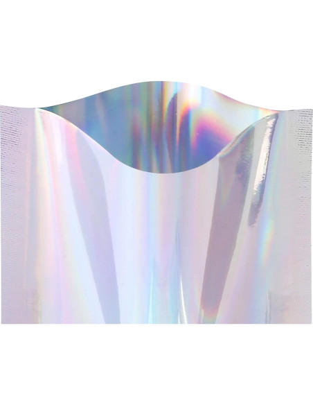 Bolsas de Mylar Metálicas QQ Studio 100 Pcs 8x12cm Holográficas Bolsas de Mylar Metálicas QQ Studio 100 Pcs 8x12cm Holográficas