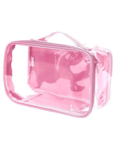 Cubo de Empaque de Viaje Rosa EzPacking 26x15cm PVC Transparente