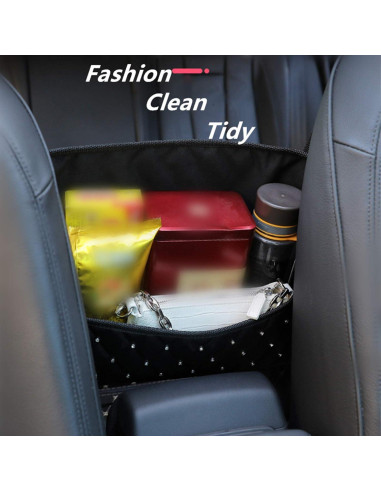 Organizador de Bolsas para Auto LEQC - Cuero PU, Barrera para Mascotas