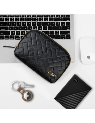 Organizador Electrónico Lacdo Bolsa de Viaje 20.4x4.7cm Negro