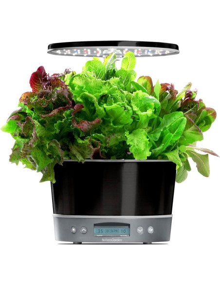 AeroGarden Harvest Elite 360 Jardín Hidropónico Interior Platino AeroGarden Harvest Elite 360 Jardín Hidropónico Interior Platino