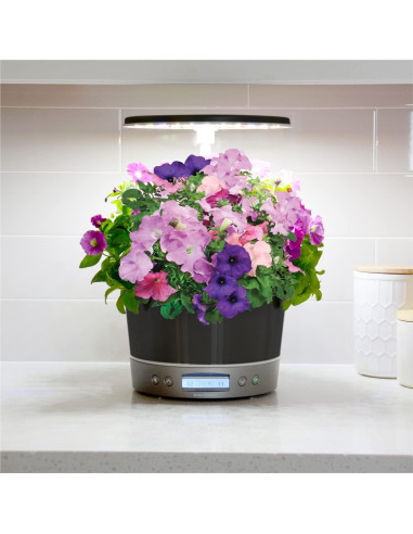 AeroGarden Harvest Elite 360 Jardín Hidropónico Interior Platino