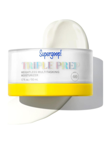 Supergoop! Triple Prep Hidratante Facial SPF 40 - 50 ml - Piel Normal a Grasa