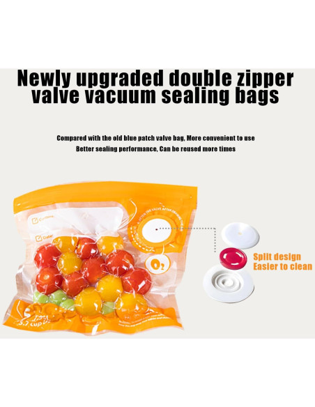 Bolsas Sous Vide Reutilizables CABIBOX 20pcs 20x30cm BPA Free Bolsas Sous Vide Reutilizables CABIBOX 20pcs 20x30cm BPA Free