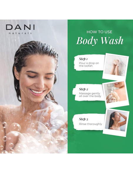 Gel de Ducha Hidratante DANI Naturals 340g - Bambú Bergamota Gel de Ducha Hidratante DANI Naturals 340g - Bambú Bergamota