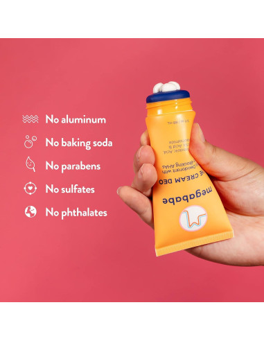 Desodorante Natural Megababe Crema Deo 89 ml - Sin Aluminio
