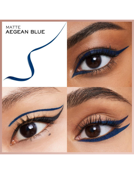 Eyeliner Líquido Waterproof Lancme Idle Azul 24h Eyeliner Líquido Waterproof Lancme Idle Azul 24h