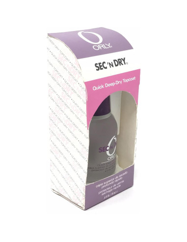 Topcoat Seco Profundo Orly Sec'n Dry 18 ml - Brillo y Resistencia