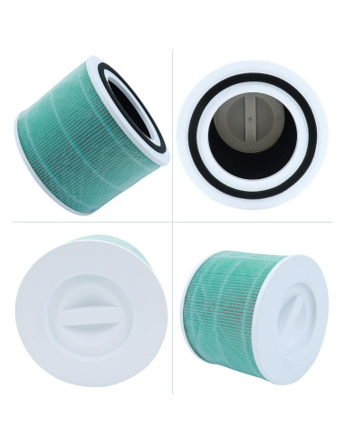 Filtro de Reemplazo LEVOIT Core 300 y 300S 3-en-1 Verde - 2 Paquetes
