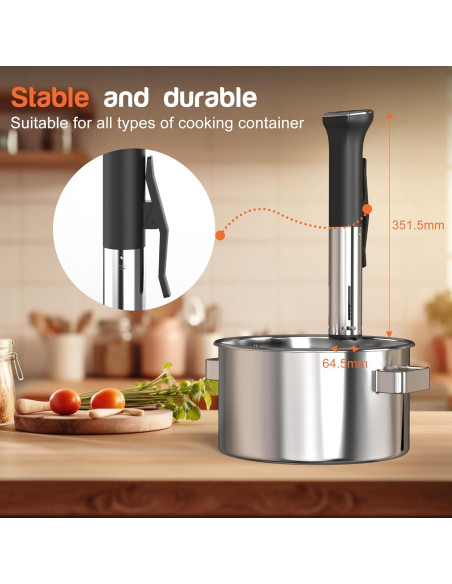 Cocinero Sous Vide Hobsir MZJ-11 1100W Acero Inoxidable Cocinero Sous Vide Hobsir MZJ-11 1100W Acero Inoxidable