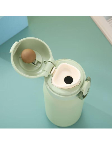 Botella de Agua Mini LFRNZS 473ml Acero Inoxidable Beige