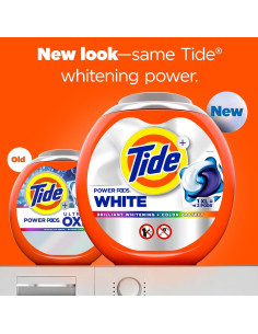 Detergente Tide Power PODS Plus Ultra OXI 63 Unidades 2