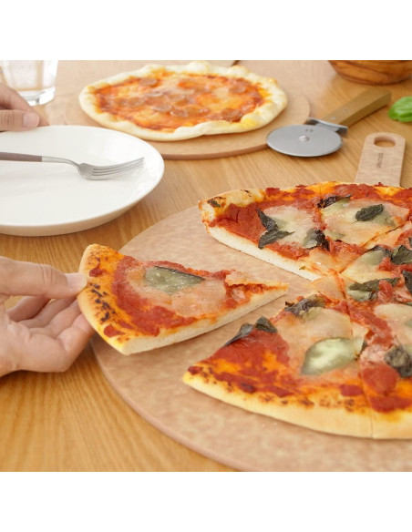 Tabla Redonda de Pizza Epicurean 35.6 cm Natural Apta Lavavajillas Tabla Redonda de Pizza Epicurean 35.6 cm Natural Apta Lavavajillas
