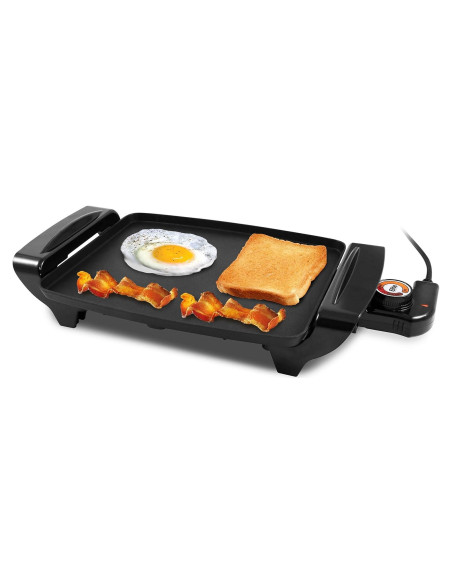 Placa Eléctrica Elite Gourmet EGR2722A 26.67x21.59cm Antiadherente Placa Eléctrica Elite Gourmet EGR2722A 26.67x21.59cm Antiadherente