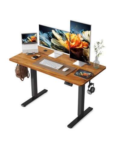 Escritorio de pie eléctrico YIHAYO 121.9x60.9 cm ajustable