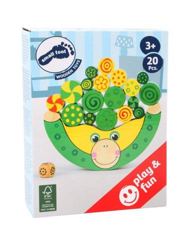 Juego de Equilibrio de Ranas Apilables Small Foot 16x8cm