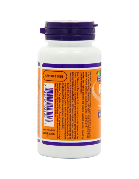 Polen de Abeja NOW 500mg 100 Cápsulas x3 - Suplemento Natural Polen de Abeja NOW 500mg 100 Cápsulas x3 - Suplemento Natural