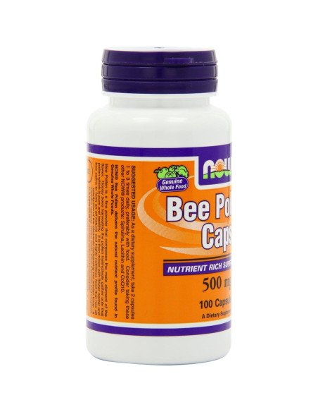 Polen de Abeja NOW 500mg 100 Cápsulas x3 - Suplemento Natural Polen de Abeja NOW 500mg 100 Cápsulas x3 - Suplemento Natural