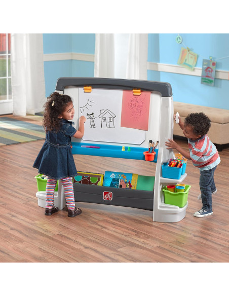 Caballete de Arte Jumbo Step2 Doble Cara para Niños 3-8 Años Caballete de Arte Jumbo Step2 Doble Cara para Niños 3-8 Años