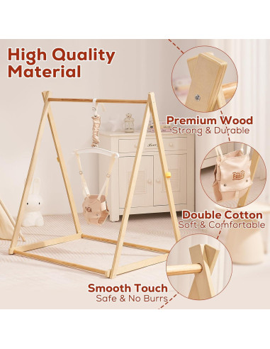 Saltador de Madera Montessori FUNLIO para Bebés 6-36 Meses
