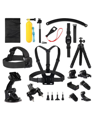 Kit de Accesorios Kuptone para Cámaras de Acción GoPro y más
