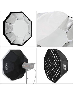 Softbox Octagonal 120cm Godox con Montaje Bowens para Estudio 2