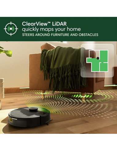 Aspiradora Robot iRobot Roomba 104 - Succión Intensa, Navegación LiDAR