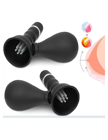Chupadores de Pezones Viboators para Mujeres - Silicona Suave