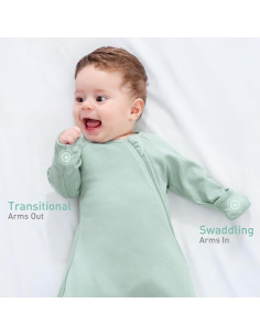 Saco de Swaddle Transicional Knirose Algodón Orgánico 2 Pzs 2
